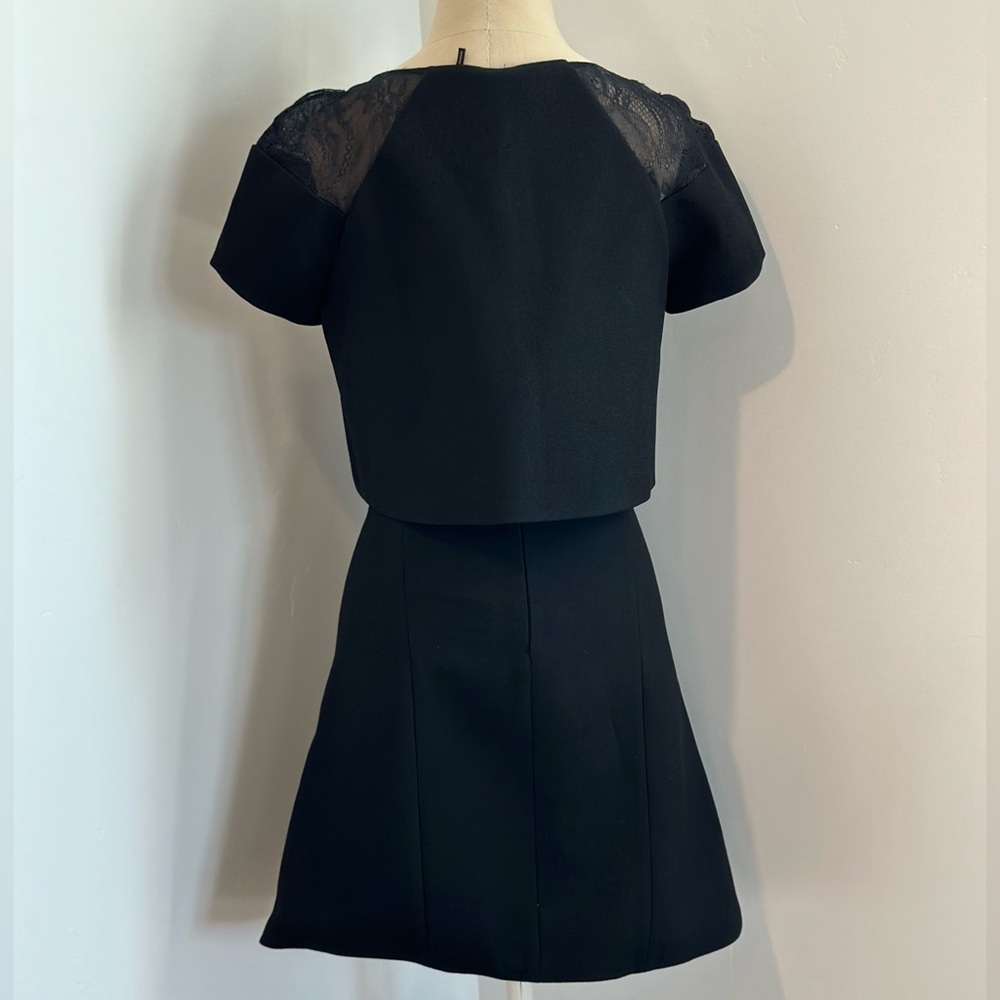 MAJE black lace dress - Picture 6 of 12